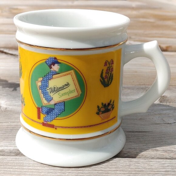 Beautiful Whitman's Chocolates Mug 1984 The Corner - Picture 2 of 5